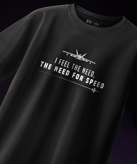 Top Gun Need For Speed Oversized T-Shirts