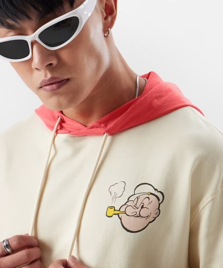 Popeye Thinking Hat Hooded T-Shirts