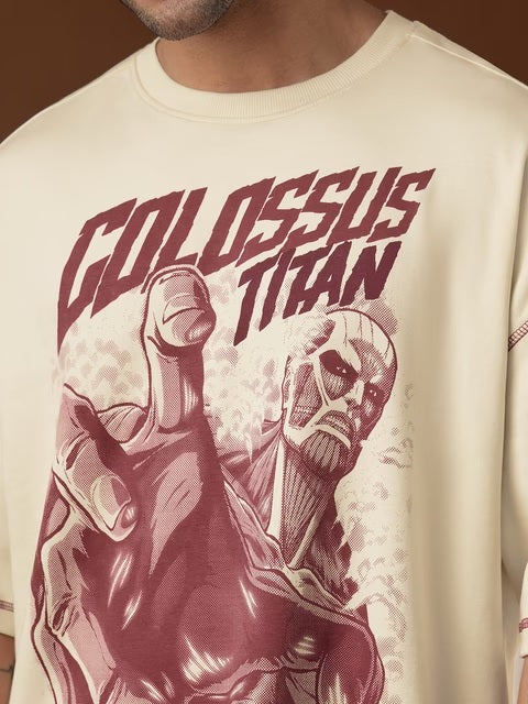 Attack On Titan Colossus Super Oversized T-Shirts