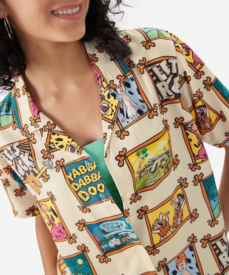 The Flintstones Let's Rock Women Holiday Shirts