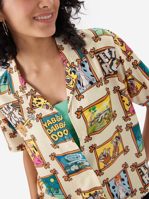 The Flintstones Let's Rock Women Holiday Shirts