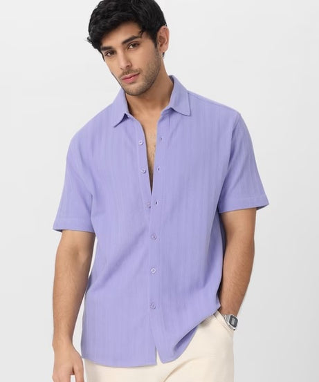 Orchid Men Textured Shirts