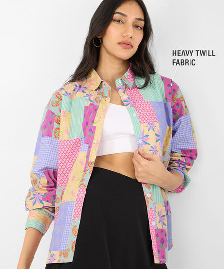 Pink Love Women Boyfriend Shirts