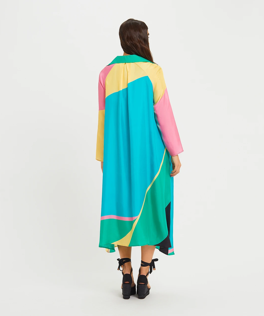 French Crepe Kaftan - Elegant and Flowing Maxi Dress Women's Caftan
