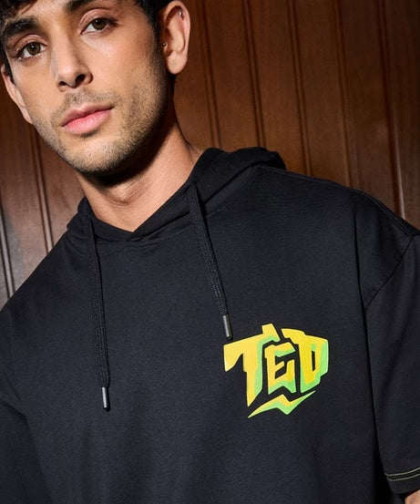 Ted The Stoner Space Traveller Hooded T-Shirts