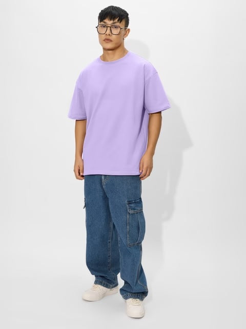 Lavender Bliss Oversized T-Shirts