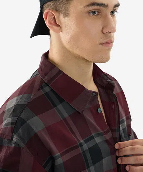 Men's Relaxed Fit Plaid Shirt