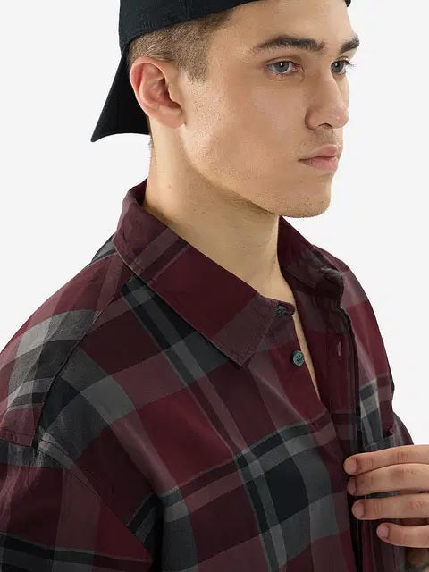Men's Relaxed Fit Plaid Shirt