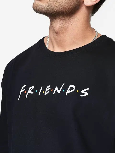F.R.I.E.N.D.S Doodle Oversized T-Shirts