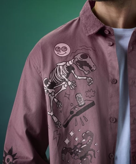 Rick & Morty Cosmic Adventure Men Relaxed Shirts