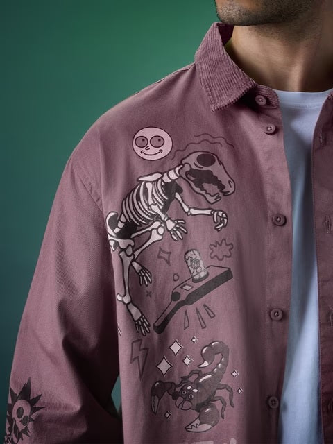 Rick & Morty Cosmic Adventure Men Relaxed Shirts