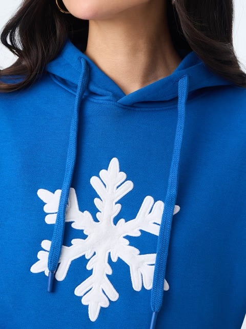 Snowflake Women Oversized Hoodies