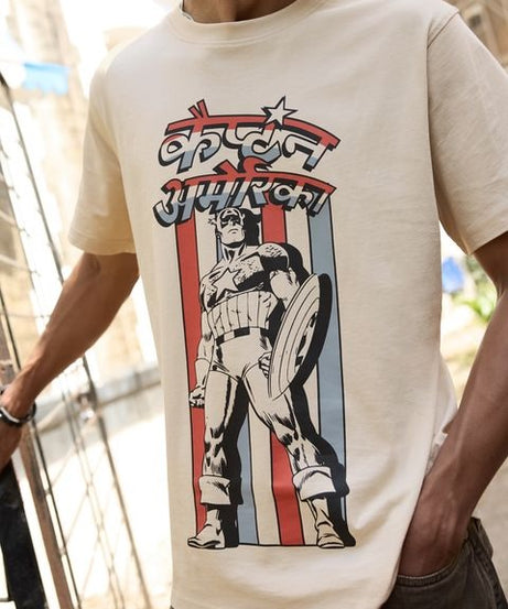 Captain America Desi Vibe T-Shirts