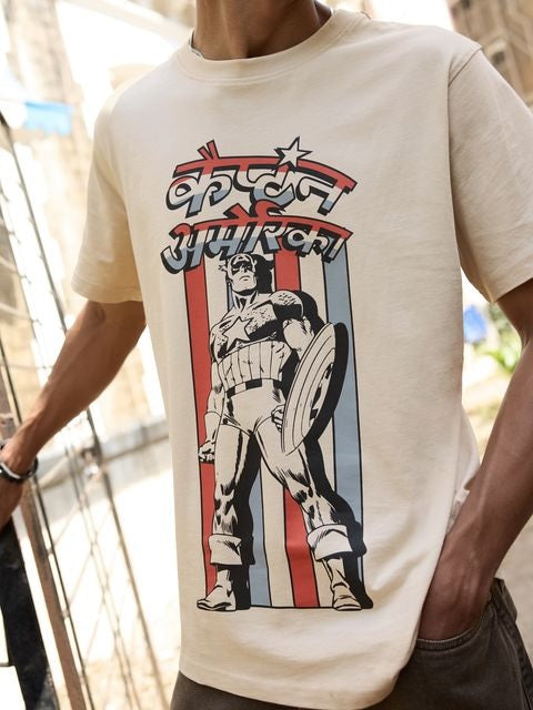Captain America Desi Vibe T-Shirts