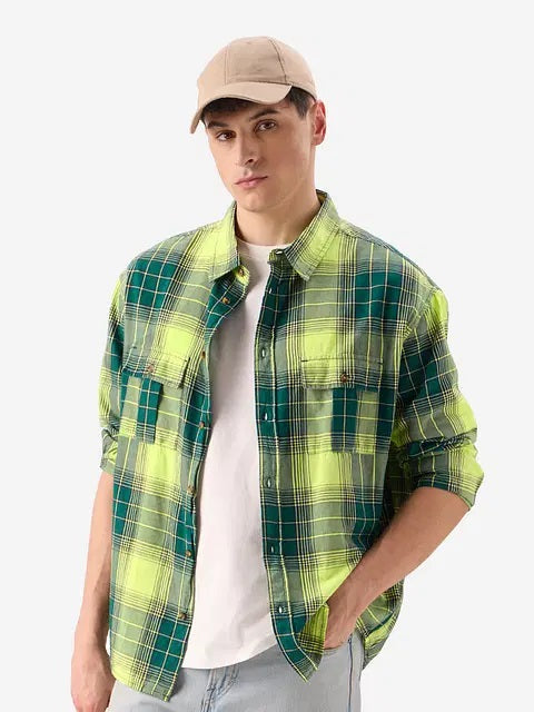 Plaid Gulf Coast Men Utility Shirts