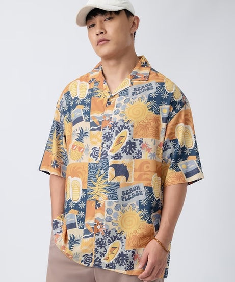 Tropical Oversized Shirts