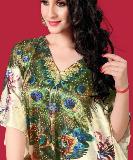 Long Caftan for Women Plus Size Beach Cover Up Casual Kaftan Maxi Gown Dress