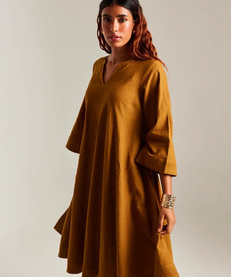 Co-Linen Pheran Kurta Set