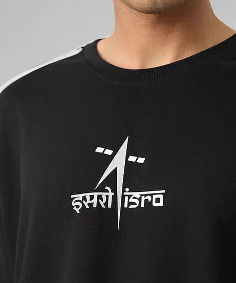 ISRO To The Moon Oversized T-Shirts