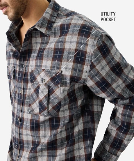 Plaid Insignia Men Textured Shirts