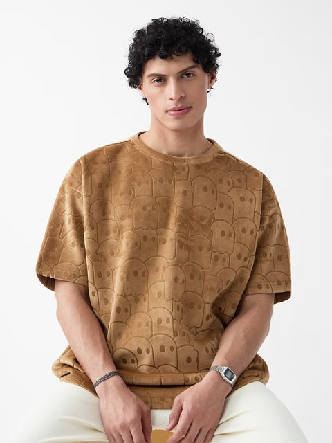 Mr. Souls Pattern Oversized T-Shirts