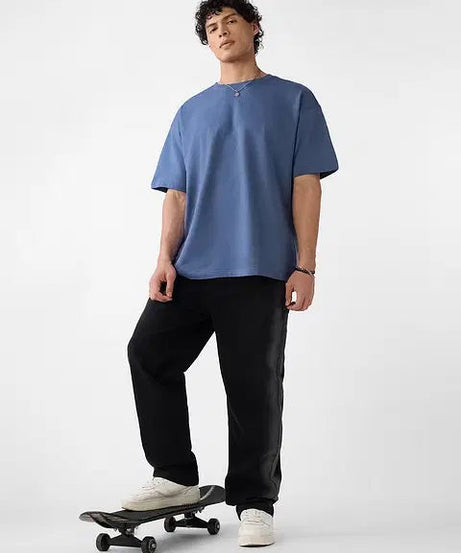 Oversized Steel Blue T-Shirts