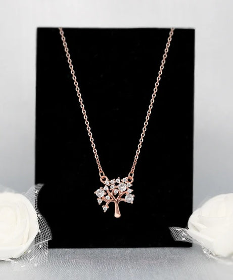 Rose Gold Tree of Life Necklace