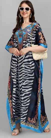 Free Size Kaftan Dress Long Maxi Kimono Caftan Gown Nightdress Beach Party Dress