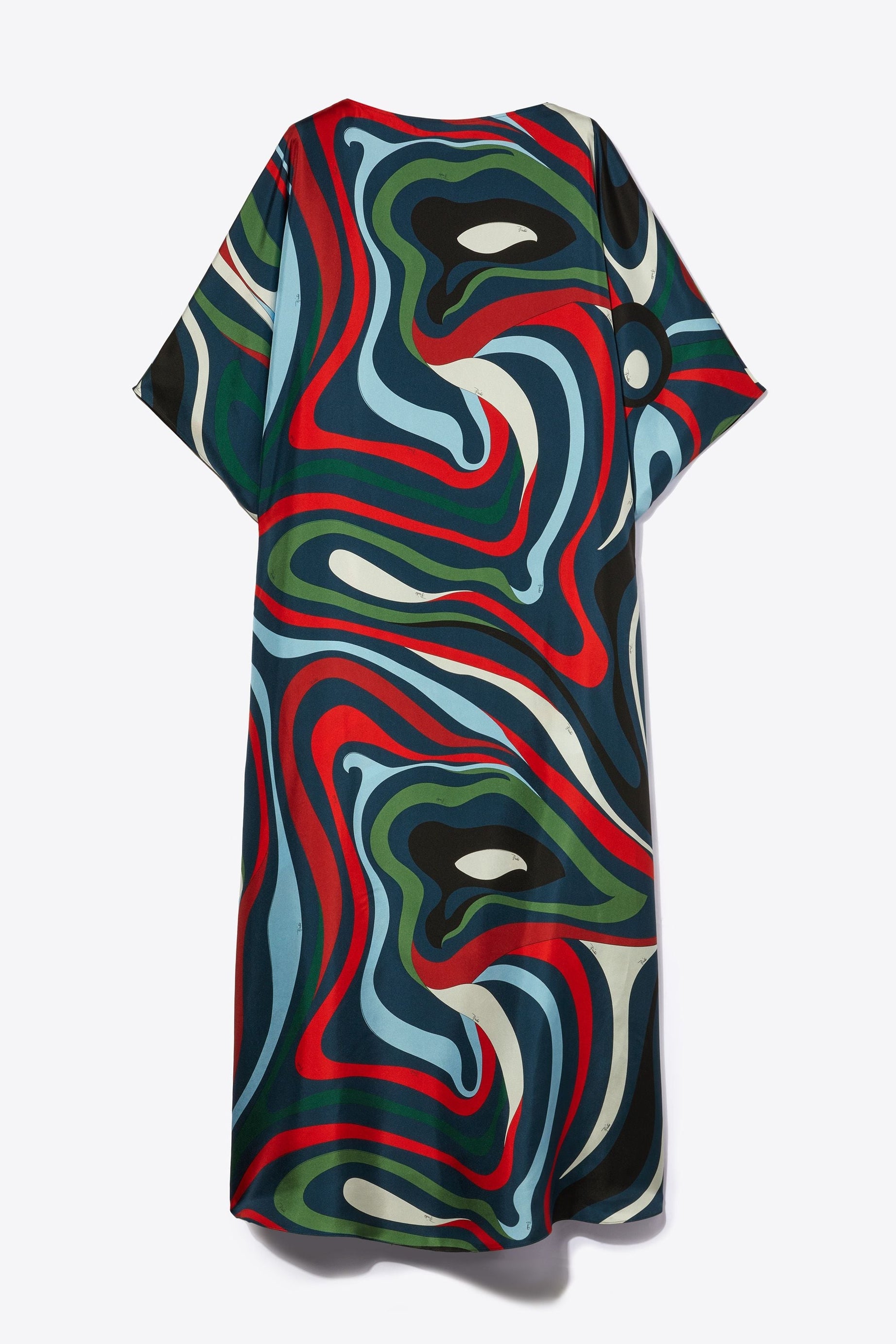 Silk Crepe Printed Kaftan, Casual Wear Caftan For Women's