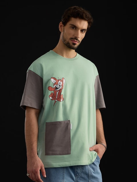 Tom & Jerry Toasted Oversized T-Shirts