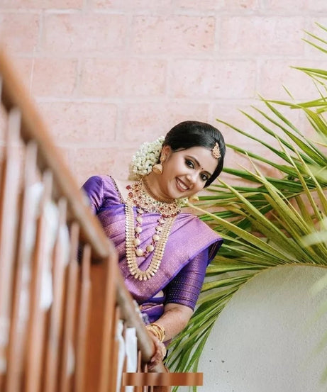 Banarasi Soft Silk Sari with Blouse