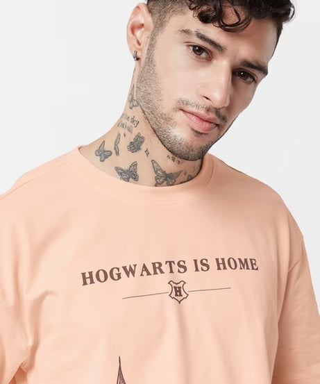 Harry Potter  Hogwarts Is Home Oversized T-Shirts