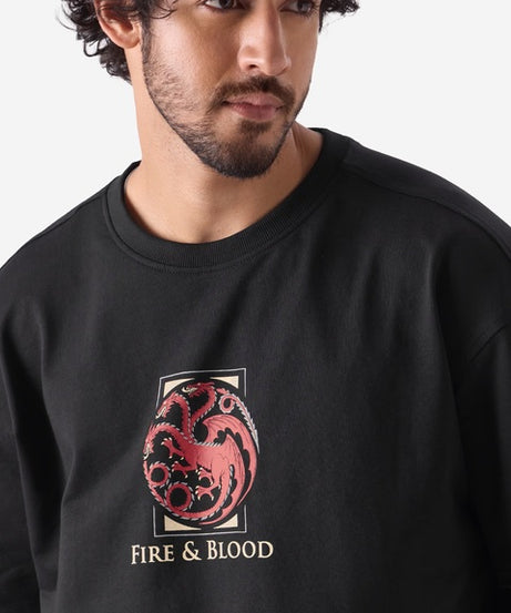 House of the Dragon Family Tree Oversized T-Shirts