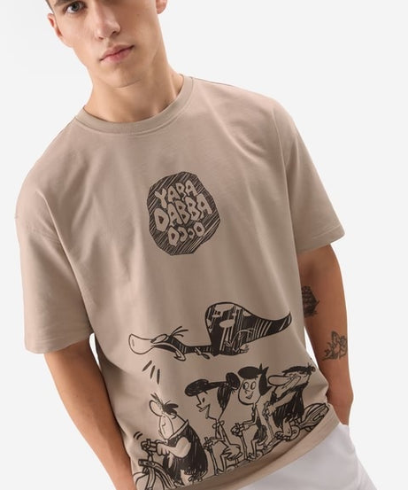 The Flintstones Yabba Dabba Doo Oversized T-Shirts