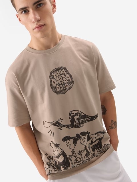 The Flintstones Yabba Dabba Doo Oversized T-Shirts
