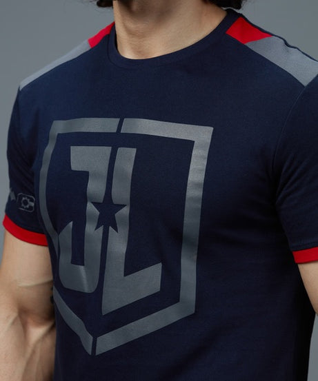 Justice League Logo Drop Cut T-Shirts