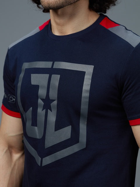 Justice League Logo Drop Cut T-Shirts