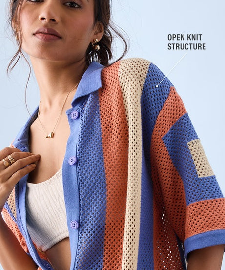 Open Carnelian Women Boyfriend Shirts