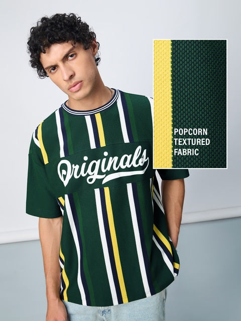 Stripes Pacific Oversized T-Shirts