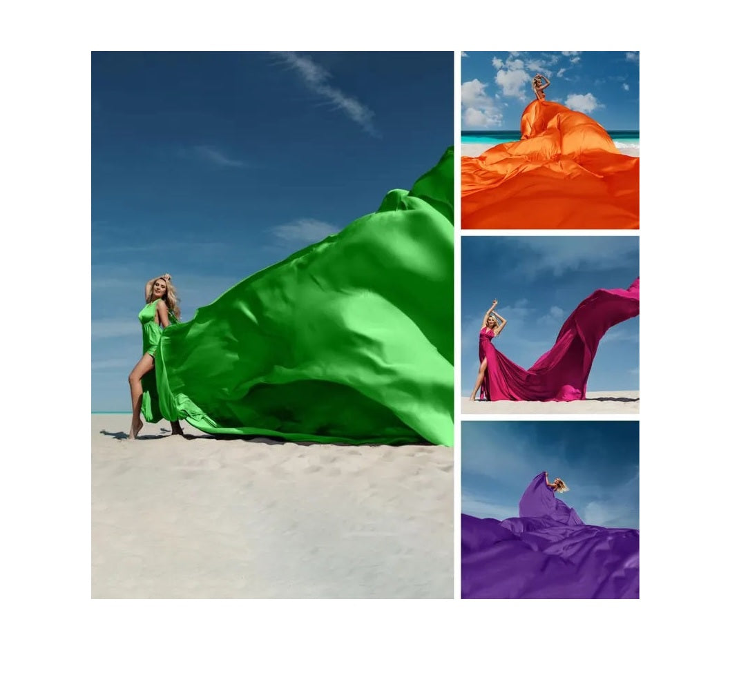 Custom Flying Dress Adjustable Size for Long Flying Dress Photography Dress