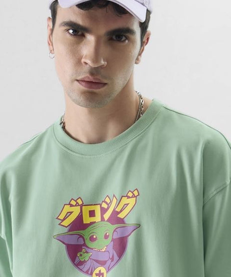 The Mandalorian Grogu Oversized T-Shirts