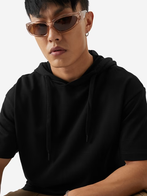 Hooded Black Shadow Hooded T-Shirts