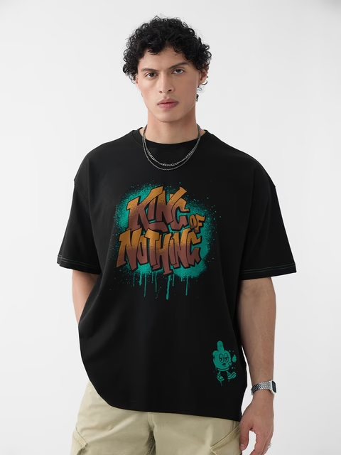 King Of Nothing Oversized T-Shirts