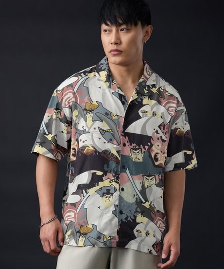 Samurai Jack Warrior Oversized Shirts