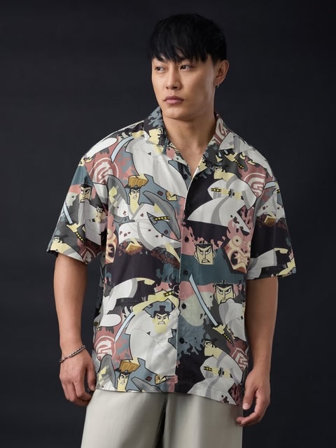 Samurai Jack Warrior Oversized Shirts