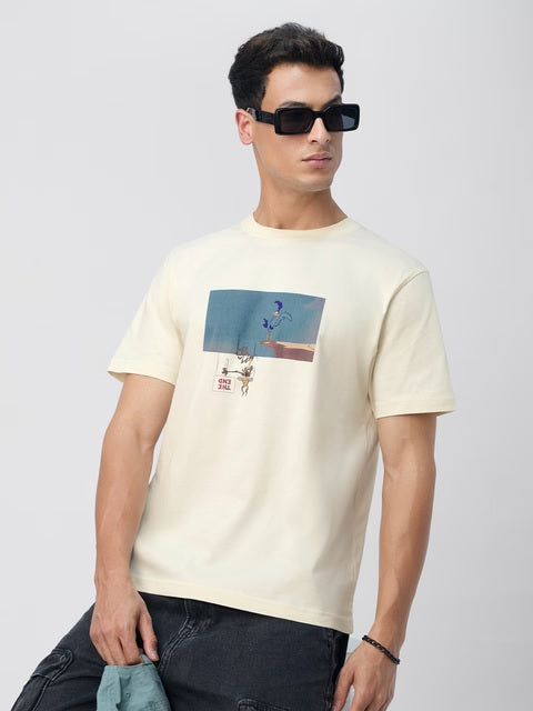 Looney Tunes The End Men Relaxed Fit T-Shirts