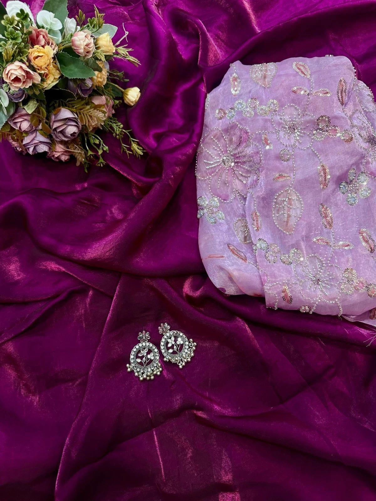 Soft Tebi Silk With Digital Print Saree, Traditional Wear Sari With Blouse