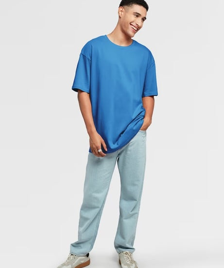 Ocean Blue Oversized T-Shirts
