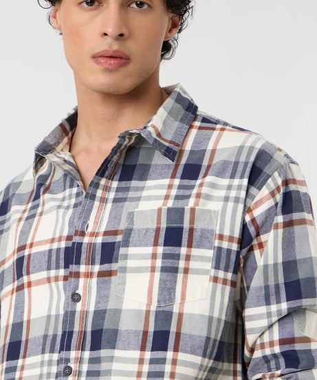Plaid Harbor Men Relaxed Shirts