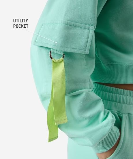 Sterling Blue Sweatshirt Women Oversized Sweatshirts